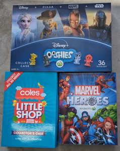 Complete Sets of Coles and Woolworths Collectables - $10.00 each