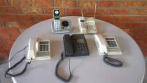 Collection of home phones