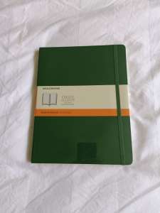 Moleskin Classic Extra Large Soft Cover Notebook Myrtle Green (NEW)