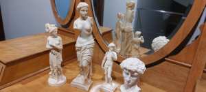 Rare collection of 1970s vintage Greek and Italian statue replicas