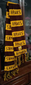Hawthorn scarf 1980s.