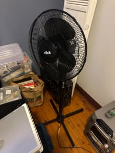 Black oscillating fan brand new assembled