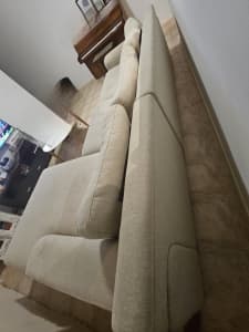 3 x Seat couch with chaise PICK UP ONLY