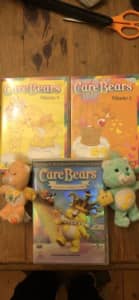 Care Bears DVD’s and 2 Bears