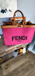 Shopping bag FENDI large used in good condition no stains