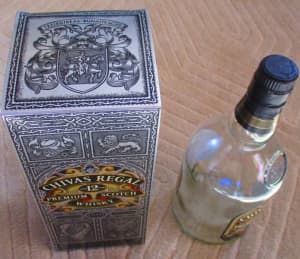 Vintage Chivas Regal 1L Bottle with Box 12yr old - EMPTY Collectible