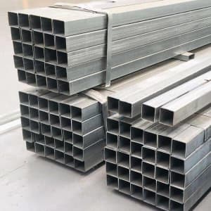 50x50mm 2mm wall 6m long Galvanised Steel Posts OR cut to size