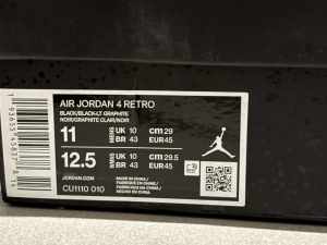 Air Jordan 4s cactus jacks, Size 11