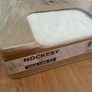 IKEA NOCKEBY Footstool cover for 503.198.21 Beige - New