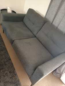 Lounge pair, 3 seater chaise 2 seater 