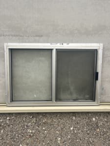 Silver aluminium window