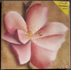 A Touch of Class- Printed Canvas Frangipani 25 x 25cm NEW