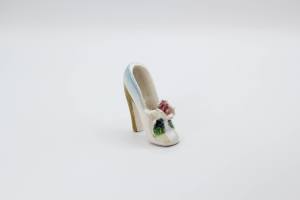 Vintage shoe figurine miniature ornament Japan c1950s *sold p/p*