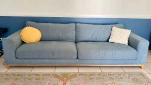 Spencer 4 Seater Couch (Ocean) - Nick Scali