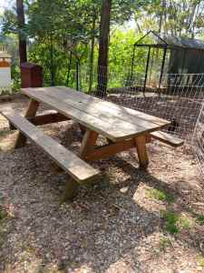 Spotted Gum Hardwood Picnic Table