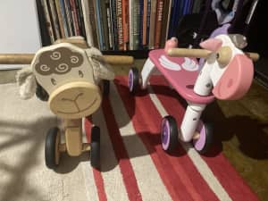 Toy Style Unicorn & Lamb Trike