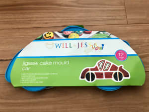 Brand New Will & Jess Car Jigsaw Cake Mould