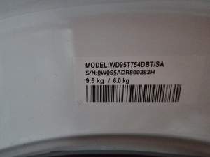 Samsung washer dryer combo for sale for parts