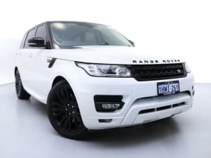 2014 Land Rover Range Rover LW Sport 3.0 SDV6 HSE White 8 Speed Automatic Wagon