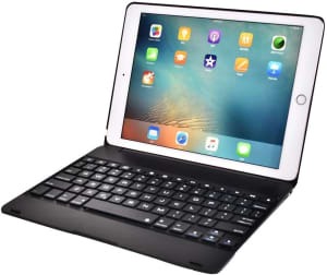 Slim Folio Bluetooth Keyboard Case for iPad 9.7 in All Models WAS $80