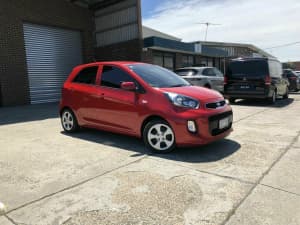 2017 Kia Picanto TA MY17 SI Red 4 Speed Automatic Hatchback