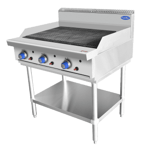 CookRite Three Burner Chargrill - 900MM width - Natural Gas