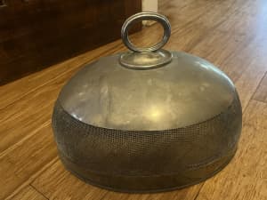 Edwardian Silver and Mesh Food Cover
