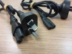 2 hole 2 prong power lead cable wire Figure 8 for Microsoft Surface PS