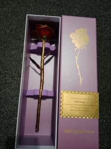 24K Gold Plated Rose 