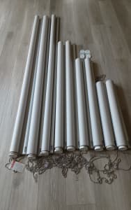 3A Roller blinds off white color