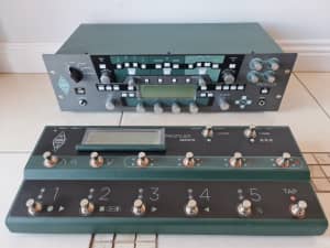 Kemper Profiler Rack (Unpowered) with Remote Pedal and Mission Express
