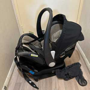 INFASECURE ARLO DELUXE ISOFIX INFANT NEWBORN CAPSULE CAR SEAT BABY