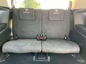 Black duck canvas seat covers - ford everest trend 2021 model