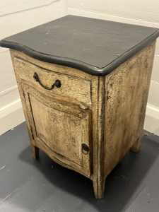 Bed side table - cabinet and draw x 2