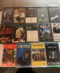 Music cassettes bundle deal $10 the lot 