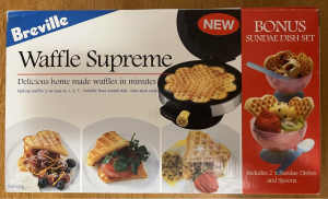 Breville waffle maker supreme