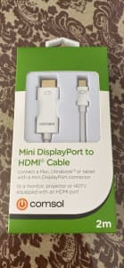 comsol mini displayport to hdmi cable 2m mdp-hd-020