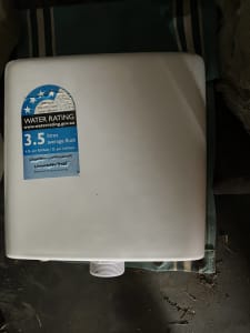 Toilet cistern white unused