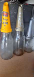 Vintage Oil Bottles 