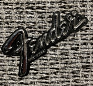 Original USA Fender amp or case badge logo