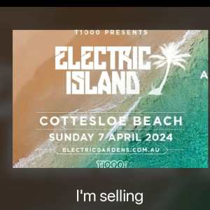 2x VIP tickets Electric Island Armin Van Buren