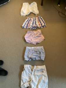 Girls shorts for sale (5$ each 15$ for all) age 10-13