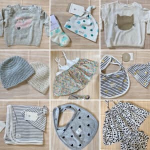 Various Brand New and Lightly Used Baby Clothing and Accessories