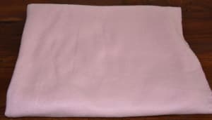 HOUSE & HOME Pink Polar Fleece Blanket (125cm x 155cm) - EUC