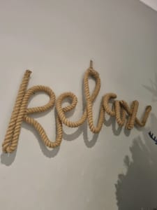 Coastal rope art decor, collect Baldivis, firm price 
