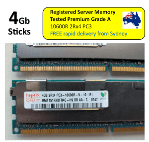 36 sticks 4Gb (144Gb) Server Ram 10600R 2Rx4 PC3