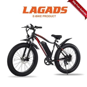 Lagads 48V750W FAT WHEEL TYRE EBIKE MOUNTAIN BICYCLE MTB 14.5AH BATTE