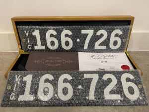 BRAND NEW VIC Heritage Number Plates 166-726
