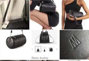 Leather handbags Status Anxiety Nakedvice Karen Walker