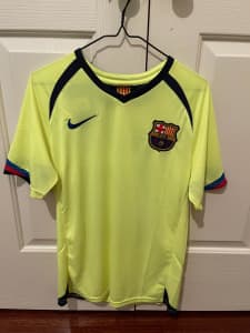 Small Barcelona Away Kit Football Soccer Jersey